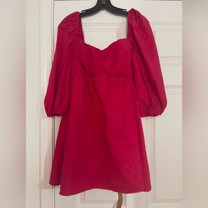 Brand new hot pink mini reformation dress, with tags. Size 10.